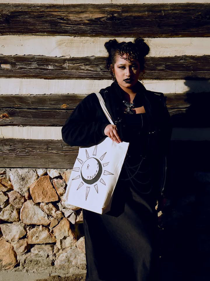 Rune Eclipse tote bag